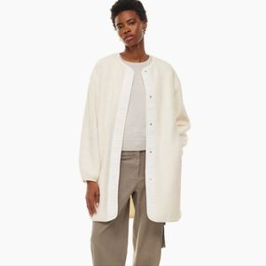 Wilfred FreeSherpa Long Liner Jacket, light birch, sz L